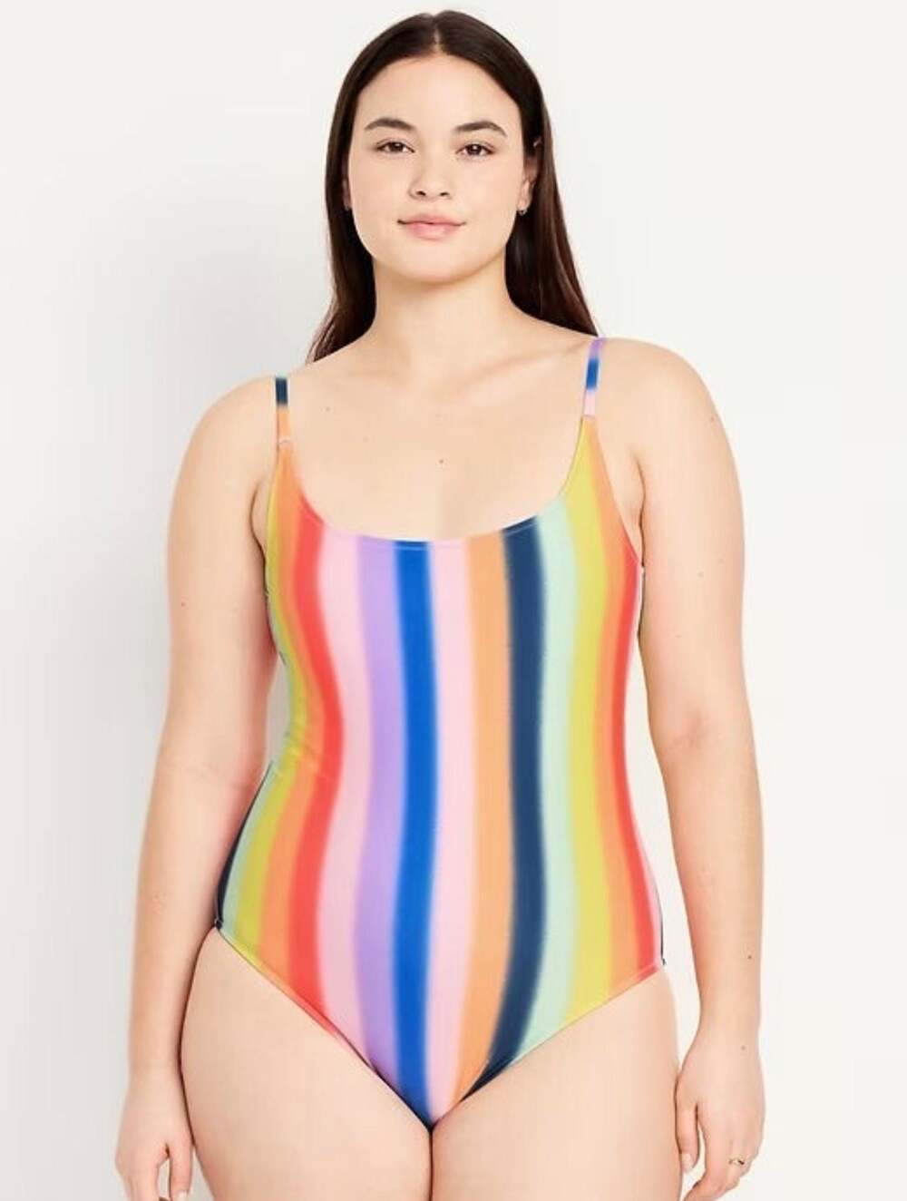 Old Navy One Piece Rainbow Colored Women’s Swimsuit XXL